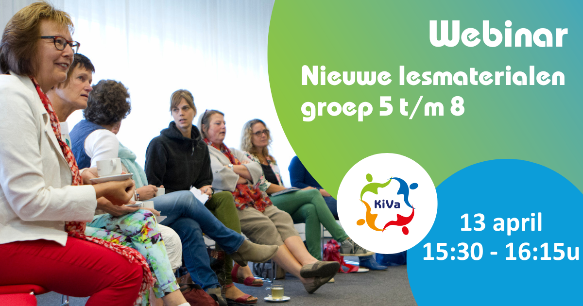 Webinar - nieuwe lesmaterialen groep 5 t/m 8 - 13 april 2026